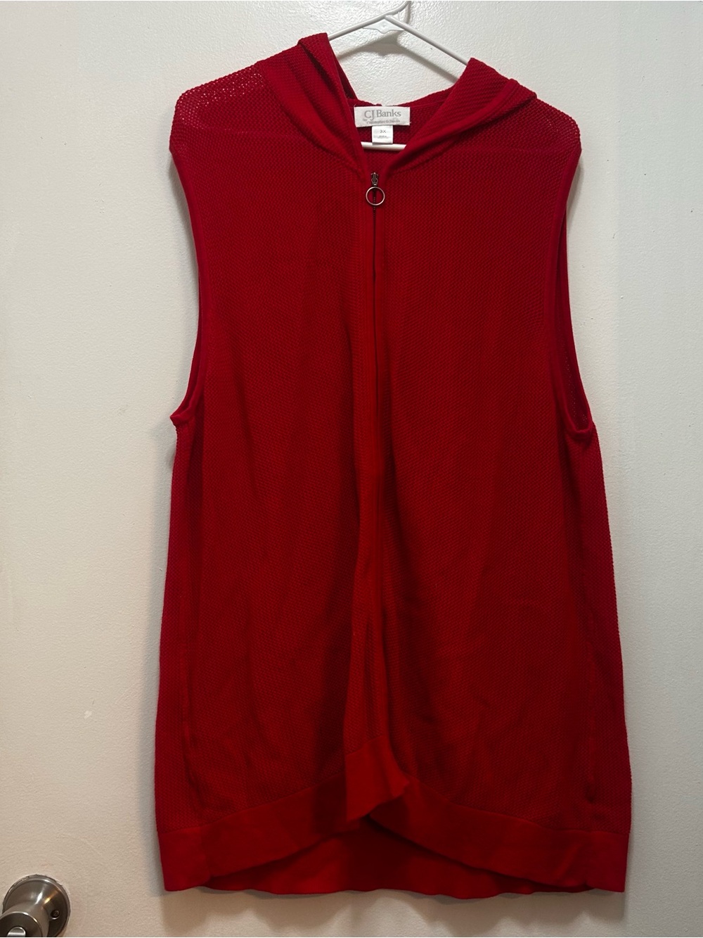 CJ‎ Banks Red Womens Top